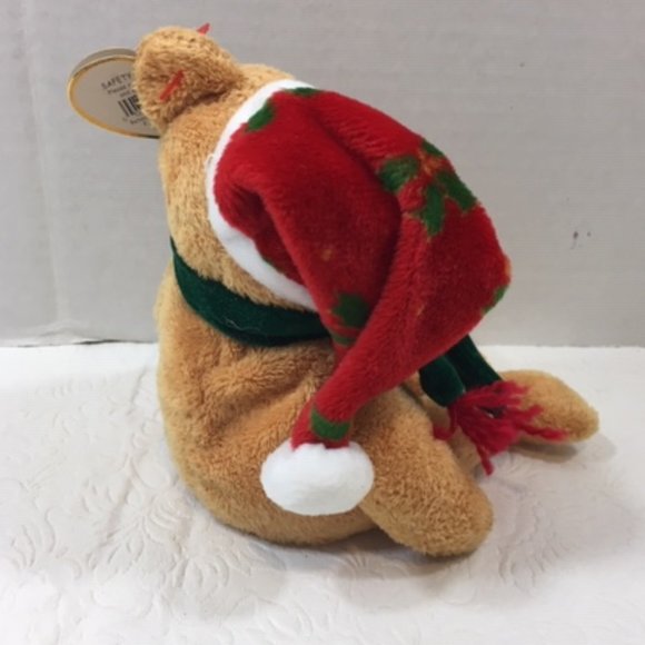 TY Beanie Babies 2003 Holiday Teddy w/Original Tags 9" - Picture 2 of 6